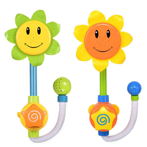 Bathroom Swimming Sunflower Shower Spray Baby Bath toys Sets Water Spraying Taps Early Education