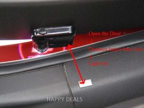 Gen Projector Wireless Laser LED Door Welcome Step Shadow Logo LED Light