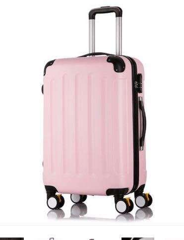 3-Piece Luggage Set made from ABS - and Carry On Suitcase with Wheels, Lock, and Telescopic Handle