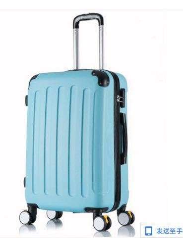 3-Piece Luggage Set made from ABS - and Carry On Suitcase with Wheels, Lock, and Telescopic Handle