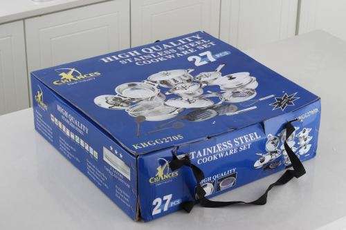 High Quality Heavy Stainless Steel Cookware 27-piece Set