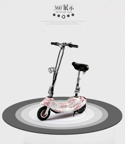 Female Folding Electric scooter/small type electric car/Multi-color optional/light Compact