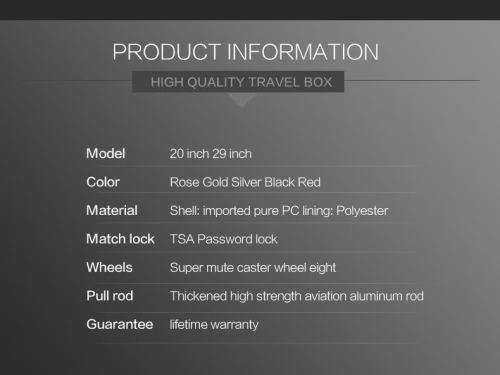 2 Piece Aluminium Luggage 20'' & 29'' Set