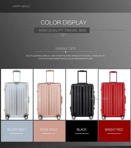 2 Piece Aluminium Luggage 20'' & 29'' Set
