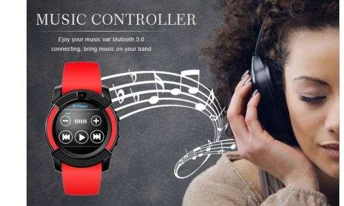 V8 Smart Watch Phone Bluetooth SIM Smartwatch Touch Screen Wrist  Support Hands-free/Making calls