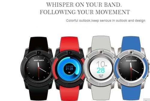 V8 Smart Watch Phone Bluetooth SIM Smartwatch Touch Screen Wrist  Support Hands-free/Making calls
