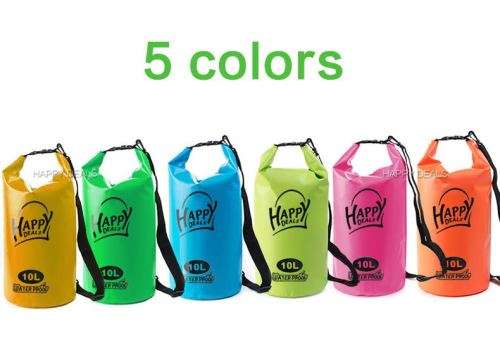 Happydeals Waterproof Dry Bag 10L 6 Colors To Choose From