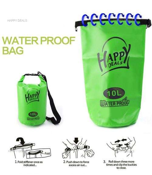 Happydeals Waterproof Dry Bag 10L 6 Colors To Choose From