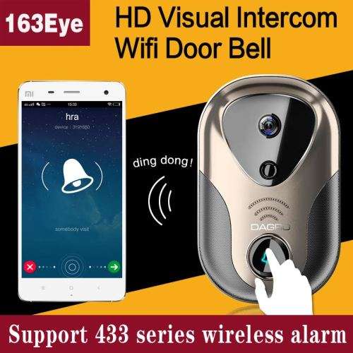 163 Eye Hd Visual Intercom Wifi Door Bell