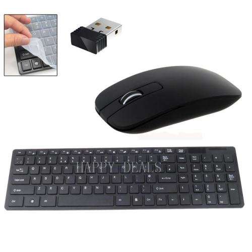 Wireless Mouse & Key Board Kit Available in Black