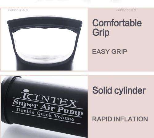 Icintex SUPER 30cm double action inflation pump, deflation pump, hand inflation pump