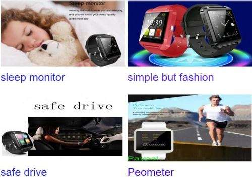 U8 Uwatch Bluetooth Touch  Screen Smart Watch Phone Smartwatch