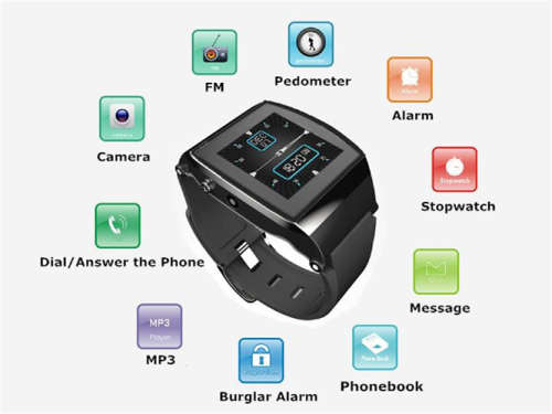 U8 Uwatch Bluetooth Touch  Screen Smart Watch Phone Smartwatch