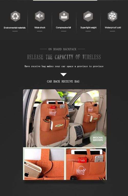 NEW!!  Multi-purpose Car Back Seat Organizer For All our extra items