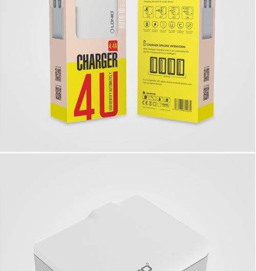 4.4A 4U Charger Compatible with android and iPhone devices and various digital devices