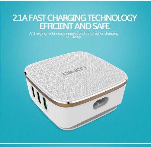 LDNIO 6 USB port Fast Charging Station Smart Adaptive Charger