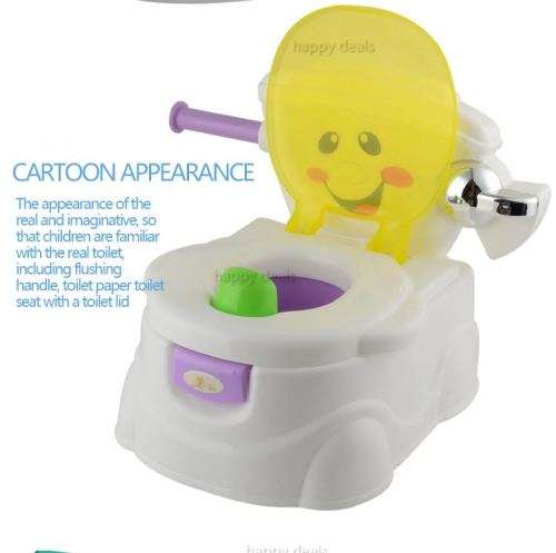 Child Toddler Potty Training Seat Baby Kid Fun Toilet Trainer Chair