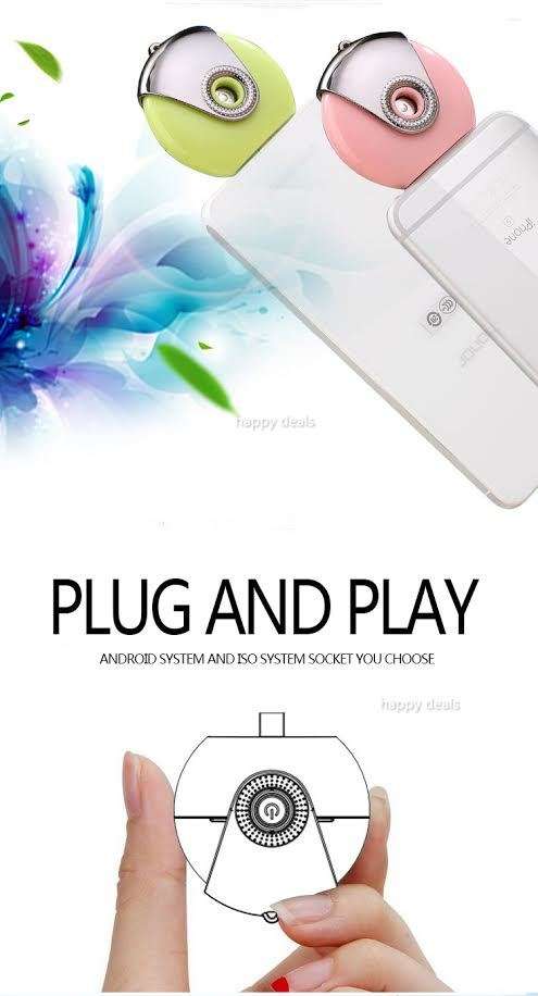 For Mobile phone Mini Mist Moisturizing Beauty Instrument Portable Filling Water Replenishment