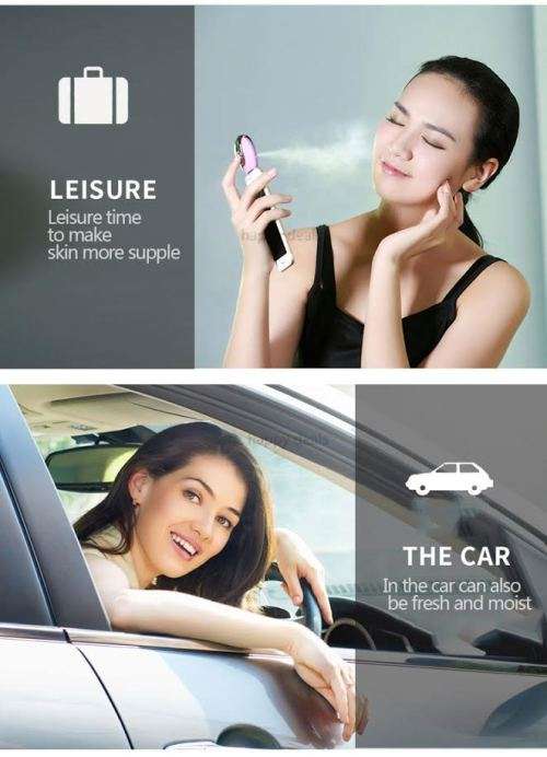 For Mobile phone Mini Mist Moisturizing Beauty Instrument Portable Filling Water Replenishment