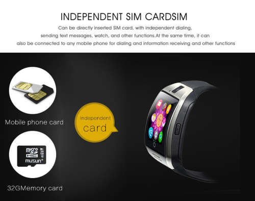 Latest Model - Q18 Smart Watch (Black,Silver,White,Bronze)