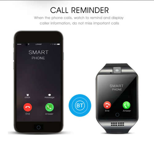 Latest Model - Q18 Smart Watch (Black,Silver,White,Bronze)