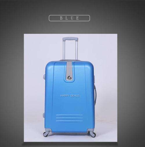 Set of 4 Suitcases Travel Trolley Luggage,ABS with Universal Wheels (Black,Navy,Silver,Pink)