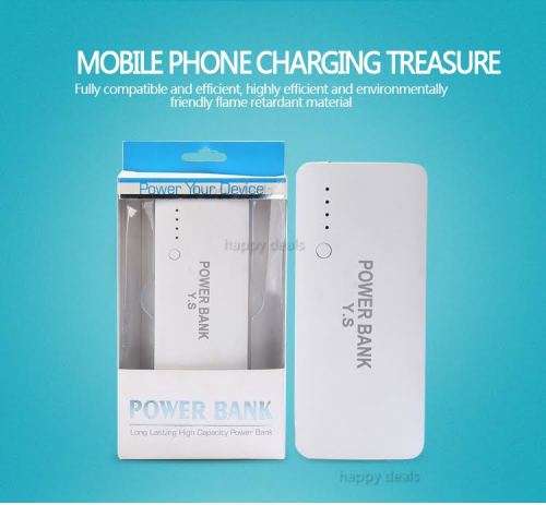 20000 Mah Power Bank/ 3usb/ 1 Led Torch Light