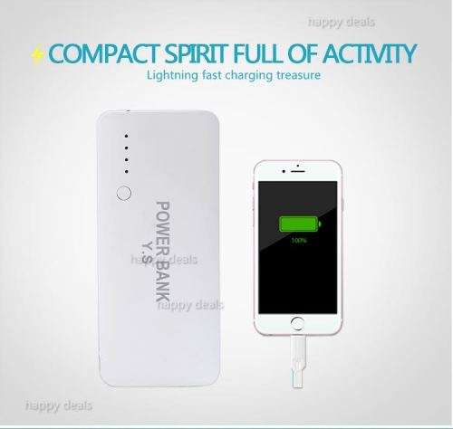 20000 Mah Power Bank/ 3usb/ 1 Led Torch Light