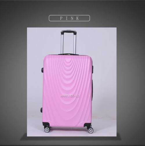 3 Piece  ABS Lightweight Design Luggage Set (size: 20'',24'',28'')