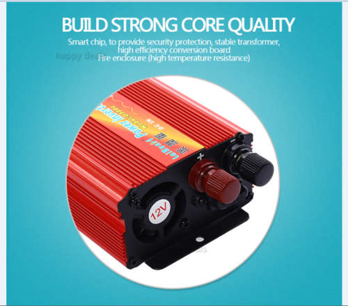 500W Power Inverter Car DC 12V to 110V AC Inverter Adapter with USB Port