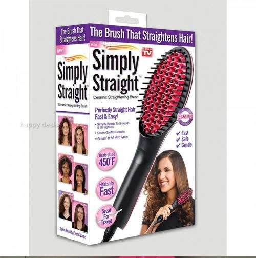 Simply Straight Ceramic Straightening Brush Fast And Easy