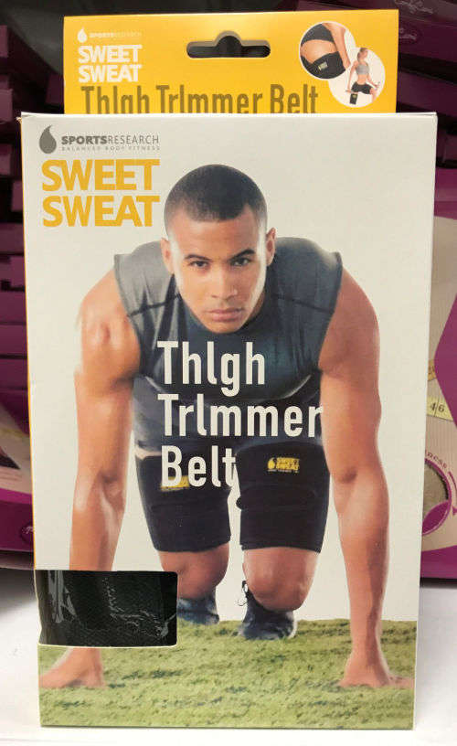 Sweet Sweat Premium Thigh Trimmers for Unisex Sweat Workout Enhancer