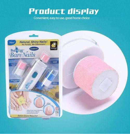 PedEgg Bare Nails Electronic Nail Care System - Buff & Shine Nails