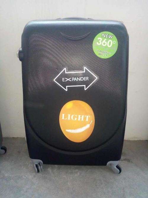 ABS Lightweight Design 5 Piece Luggage Set With Vanity Bags (size: 19'',23'',27'')