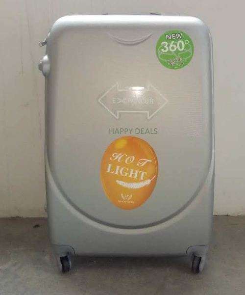 ABS Lightweight Design 5 Piece Luggage Set With Vanity Bags (size: 19'',23'',27'')