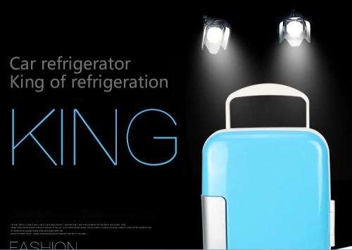 Car Refrigerators Multi-Function Home Cooler Freezer Warmer Portable 12V 4L Car Mini