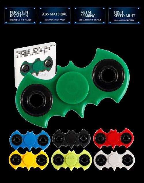 Finger Hand Toy Batman Cube Stress Fidget Spinner Tri-Spinner Spinner