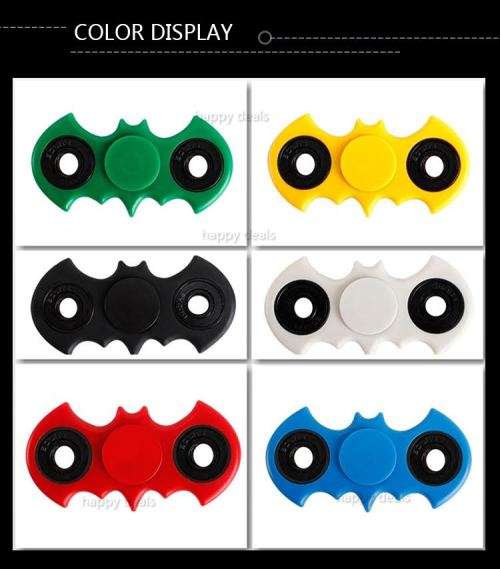 Finger Hand Toy Batman Cube Stress Fidget Spinner Tri-Spinner Spinner