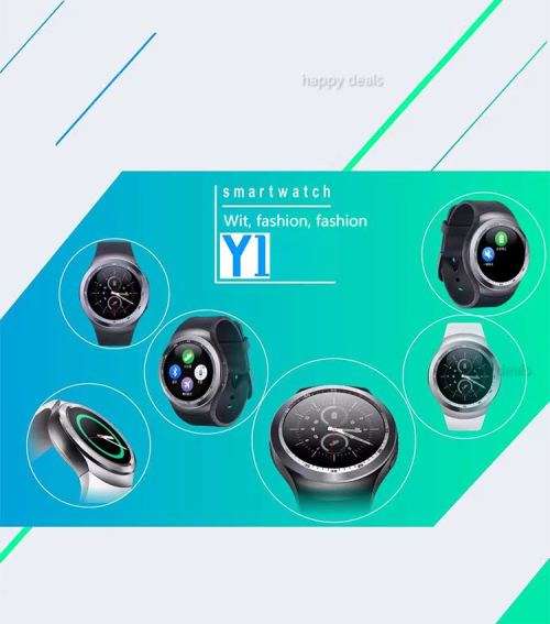 2017 new wearable Android Smart Watch Y1 Support Nano SIM TF Card With Whatsapp, Facebook