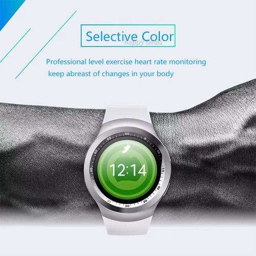 2017 new wearable Android Smart Watch Y1 Support Nano SIM TF Card With Whatsapp, Facebook