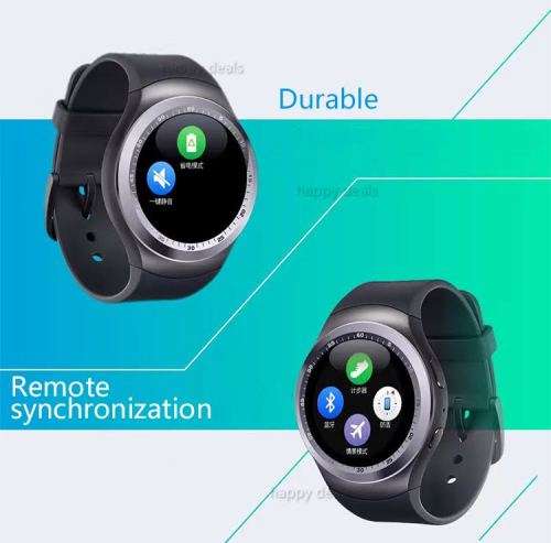 2017 new wearable Android Smart Watch Y1 Support Nano SIM TF Card With Whatsapp, Facebook