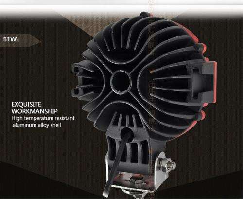 17 lamp beads 51W 3.7A 3100LM LED lighting