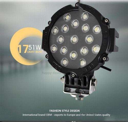 17 lamp beads 51W 3.7A 3100LM LED lighting
