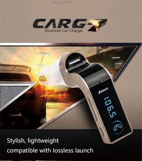 G7 Wireless In-Car Bluetooth Talking & Music Streaming USB Adapter Car Charger with