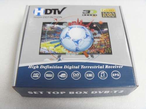 MINI HD DVB-T2 STB T2 High Definition Box Digital Terrestrial Receiver MPEG4 Support 2 K / 8 K HDMI