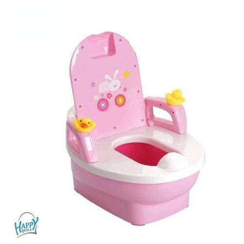 Colorful Children's Potty Trainer Pink/Green