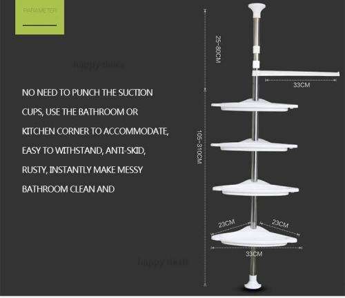 Aidesen Multi Corner Shelf Fashion Beaut/Down Regulation/Receiving Bathroom Supplies