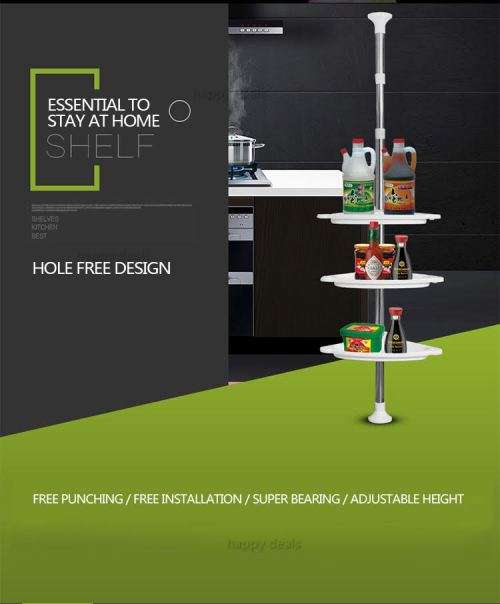 Aidesen Multi Corner Shelf Fashion Beaut/Down Regulation/Receiving Bathroom Supplies