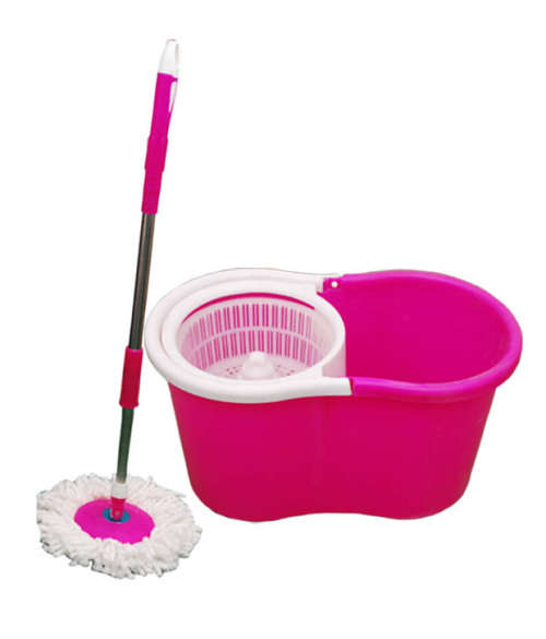 360° Rotating Magic Spin Mop Dehydrate Basket W/Bucket