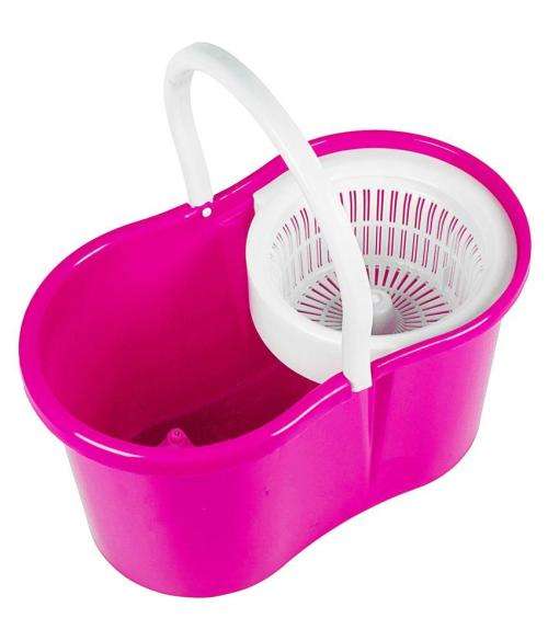 360° Rotating Magic Spin Mop Dehydrate Basket W/Bucket